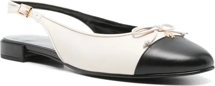 Cap-Toe Slingback Ballet Flats - Image 2