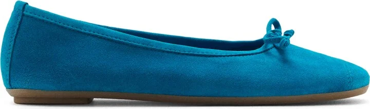 Cap Toe Suede Ballet Flat - Image 2