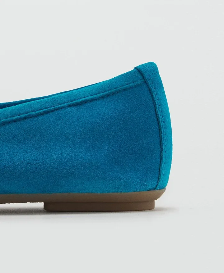 Cap Toe Suede Ballet Flat - Image 5