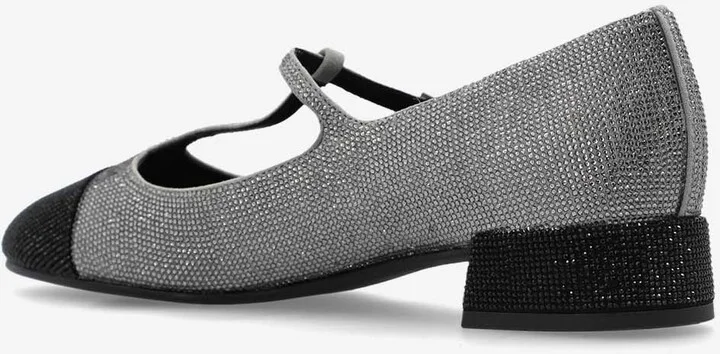 Cap-Toe T-strap Pavé Ballet Flats - Image 2