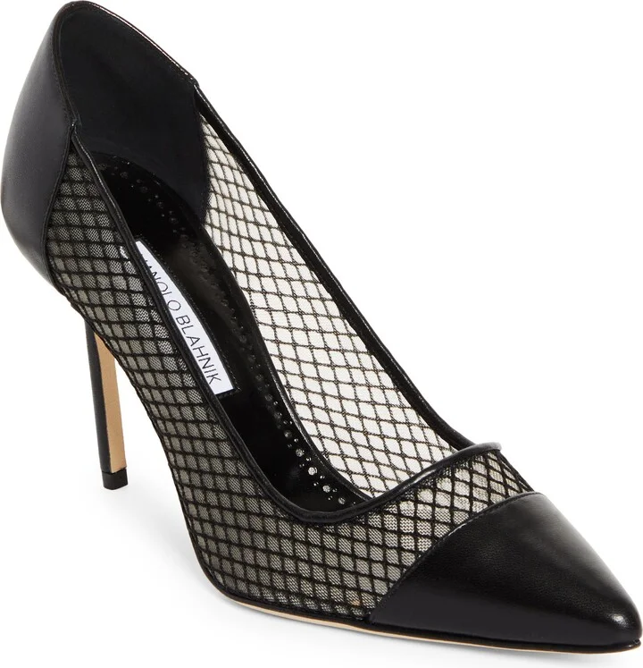 Capcourme Mesh & Leather Pump