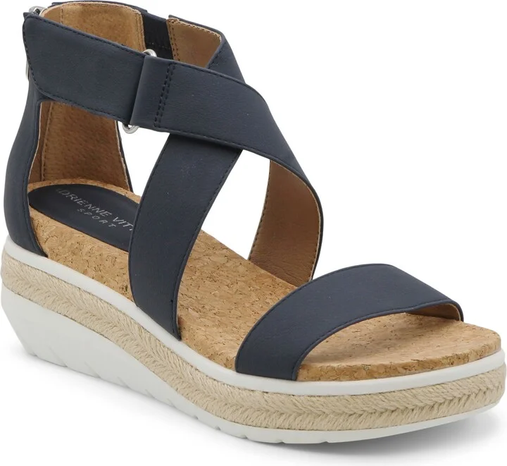 Cape Ann Jute Wedge Slide Sandal