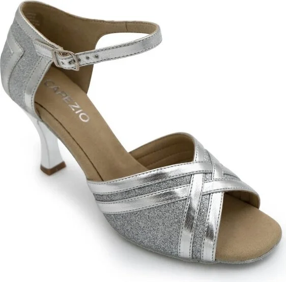 Capezio Women's Elisa 2.5" Ballroom Shoe, 6 Medium