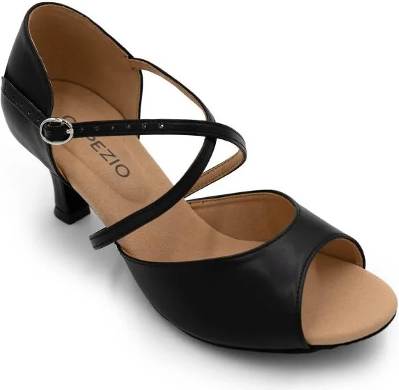Capezio Women's Eva Ballroom Shoe, 6 Medium