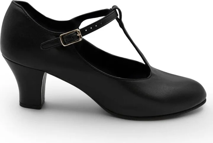 Capezio Women's Jr. Footlight T-Strap Character Shoe Oxford