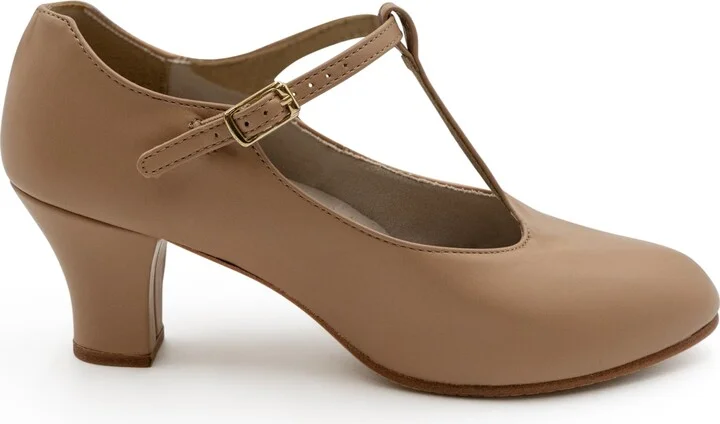 Capezio Women's Jr. Footlight T-Strap Character Shoe Oxford