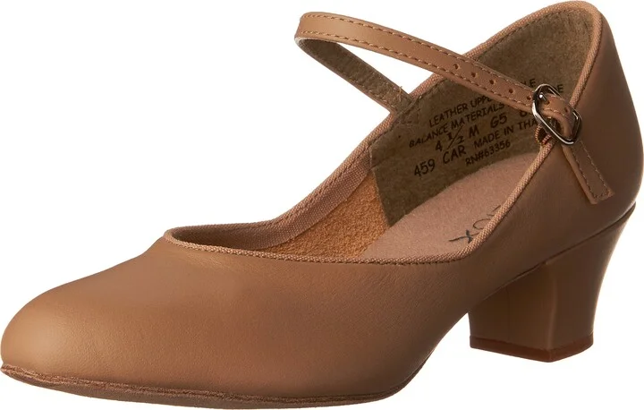 Capezio Women's Suede Sole Jr. Footlight Character Shoe