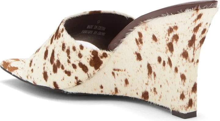 Capital F Genuine Calf Hair Wedge Sandal - Image 3