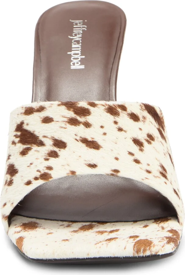 Capital F Genuine Calf Hair Wedge Sandal - Image 5