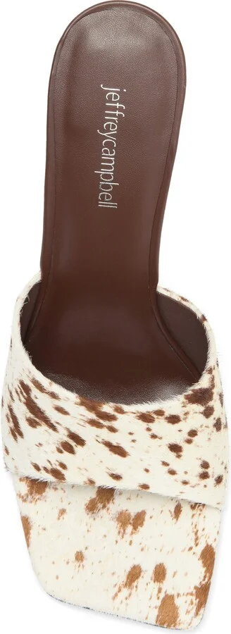 Capital F Genuine Calf Hair Wedge Sandal - Image 6