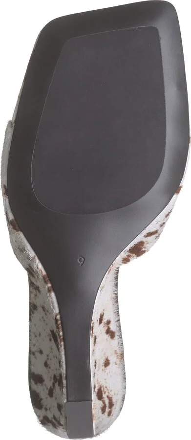 Capital F Genuine Calf Hair Wedge Sandal - Image 7