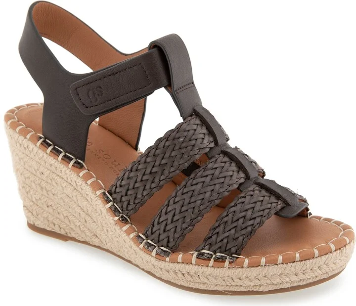 Caplin Slingback Espadrille Platform Wedge Sandal