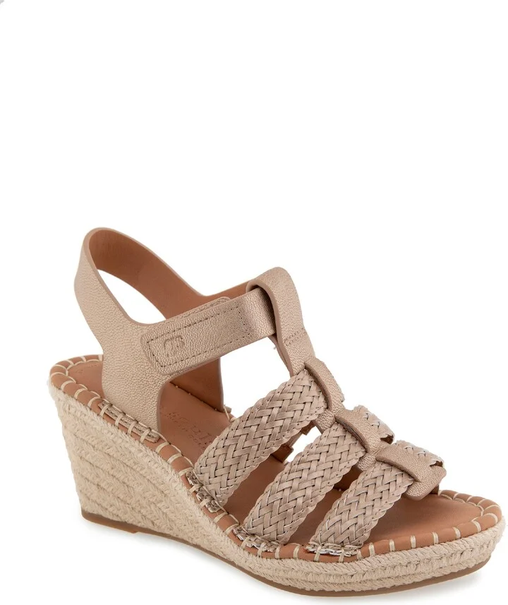 Caplin Slingback Espadrille Platform Wedge Sandal