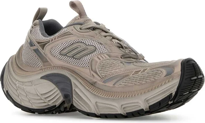 Cappuccino Mesh And Rubber 6xl Sneakers - Image 2