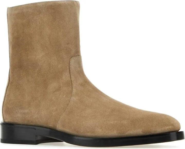 Cappuccino Suede Gerald Ankle Boots - Image 2