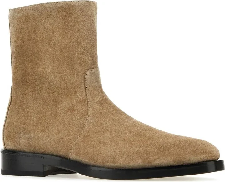 Cappuccino Suede Gerald Ankle Boots - Image 2