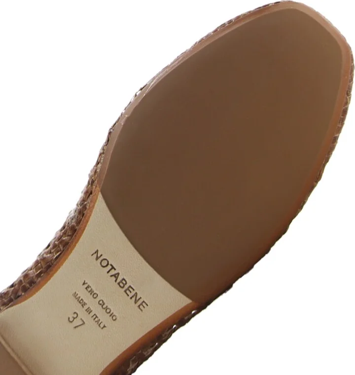 Capri Ballerina, Brown Leather - Image 4