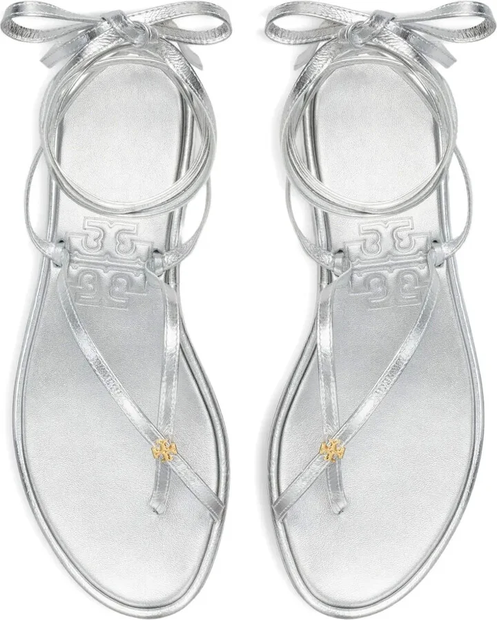 Capri metallic strappy sandals - Image 3
