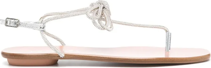 Capri Nights flat leather sandal