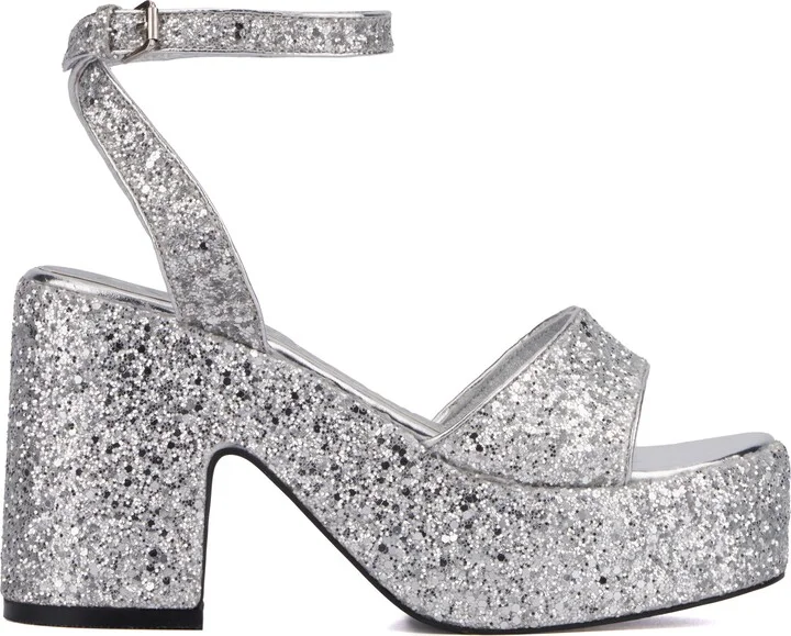 Capricorn Glitter Platform Sandal - Image 4