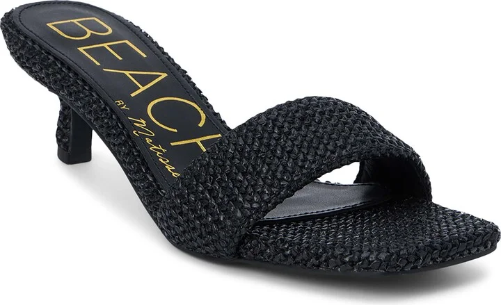 Capricorn Kitten Heel Slide Sandal