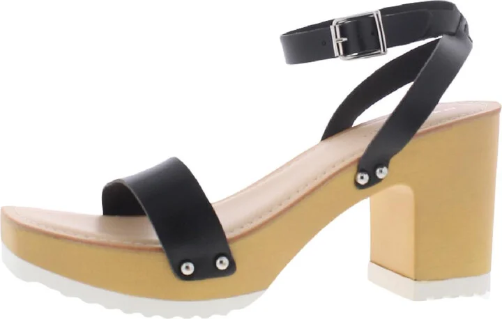 Caprise Womens Woven Ankle Strap Platform Sandals