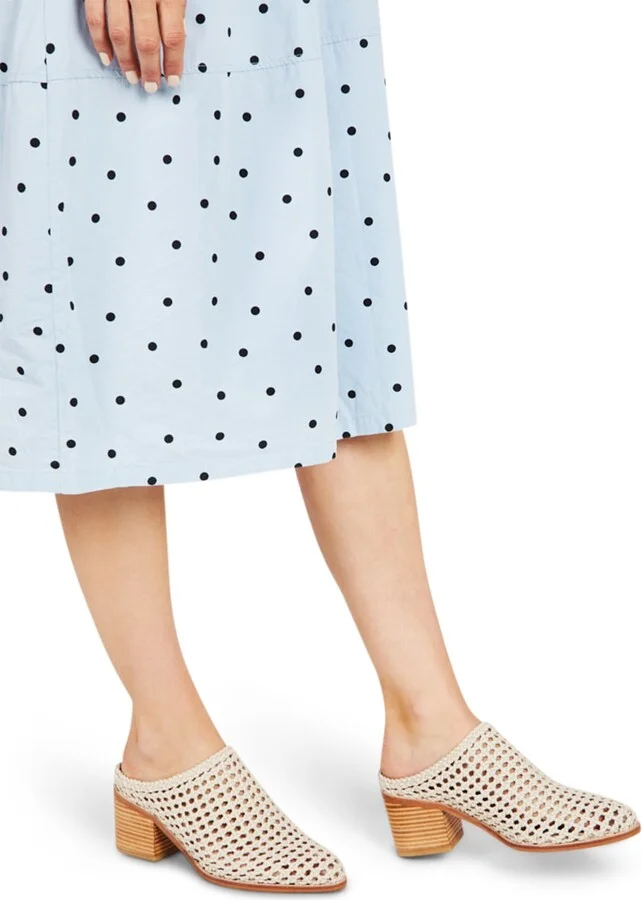 Caps Heeled Mule-White - Image 2