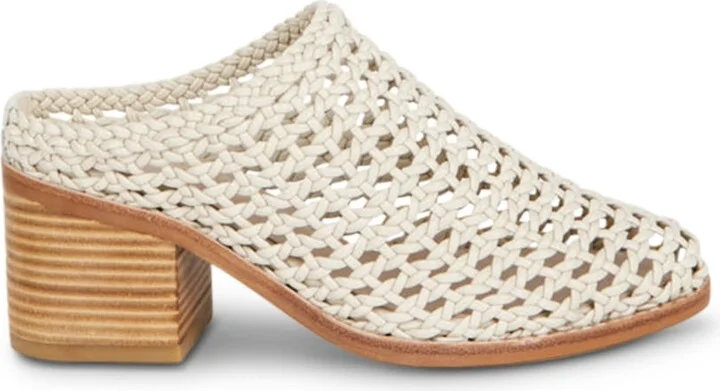 Caps Heeled Mule-White - Image 3