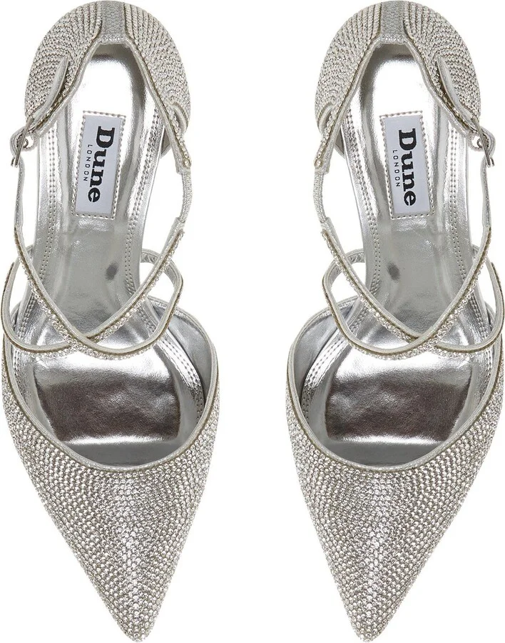 Captivates Rhinestone Pointed Toe Pump - Image 4