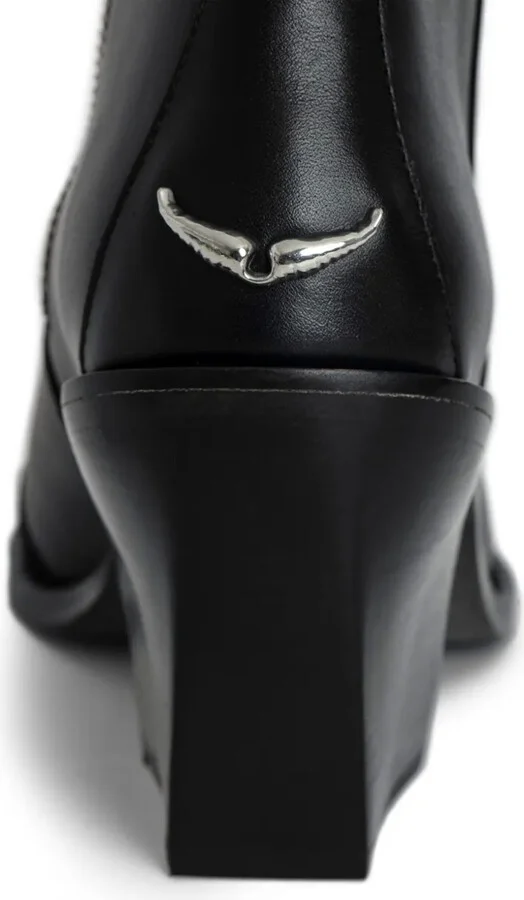 Cara 70mm leather boots - Image 4
