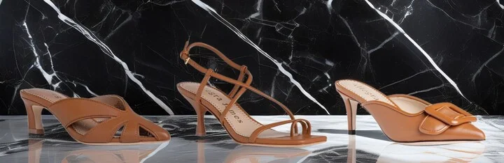 Cara Brown Comfortable Work Day Leather Mule - Image 5