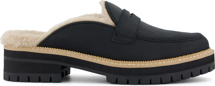 Cara Faux Fur Lined Mule - Image 3