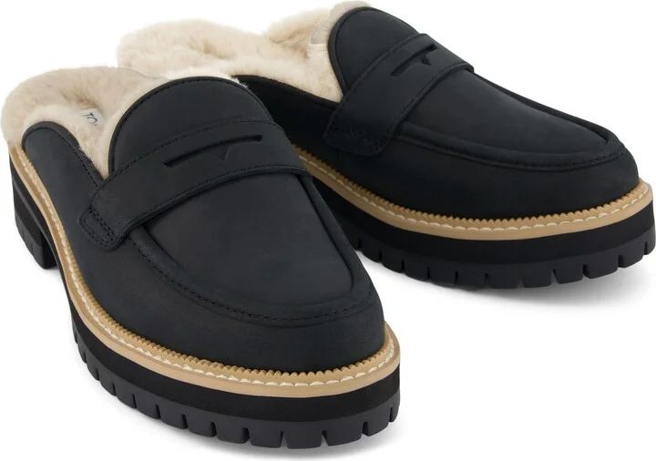 Cara Faux Fur Lined Mule - Image 4