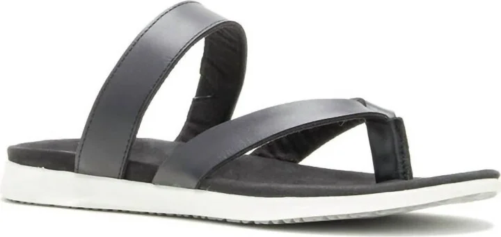 Cara Flip Sandals In Black