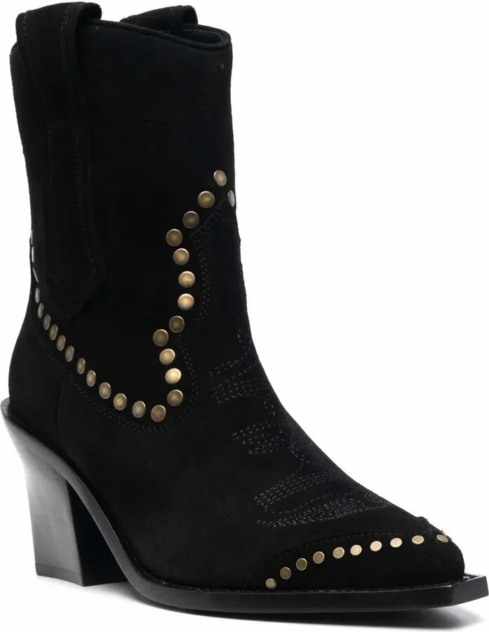Cara pointed suede boots - Image 2