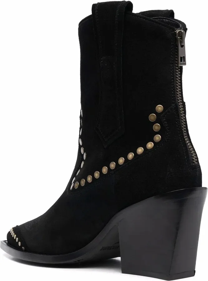 Cara pointed suede boots - Image 3