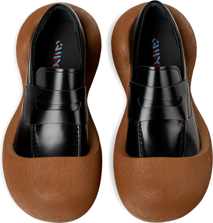 Caramba penny leather loafers - Image 4
