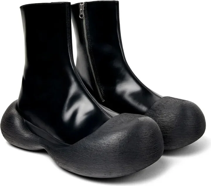 Caramba round-toe leather ankle boots - Image 2