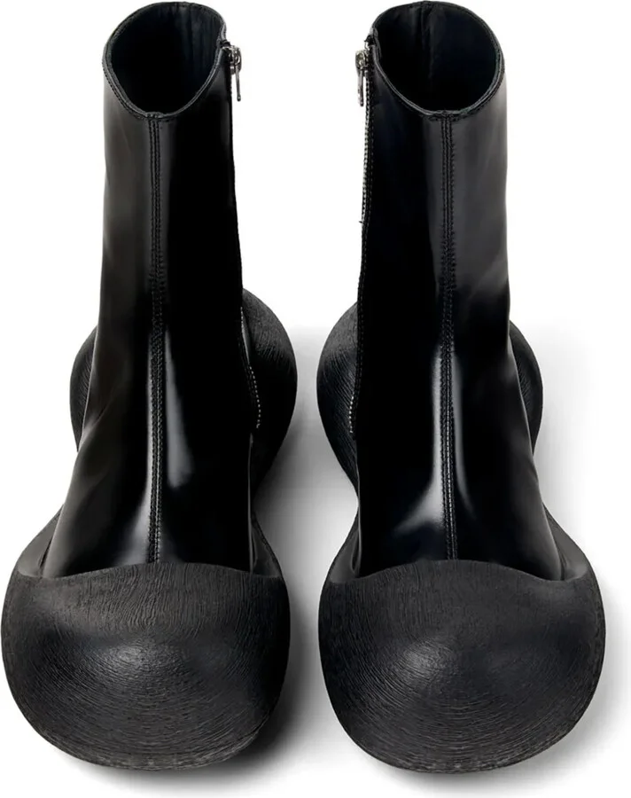 Caramba round-toe leather ankle boots - Image 3