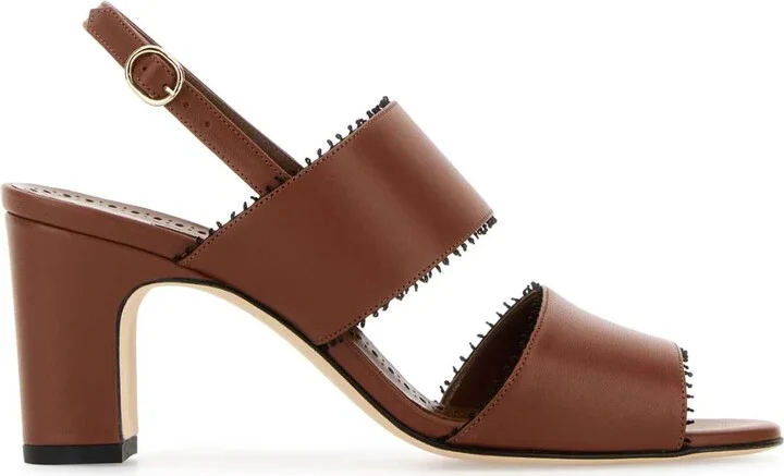 Caramel Leather Persio Sandals