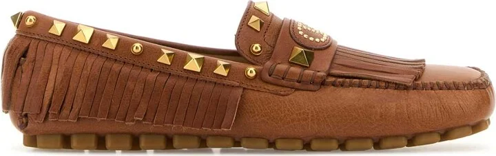 Caramel Leather Plaster Caster Loafers