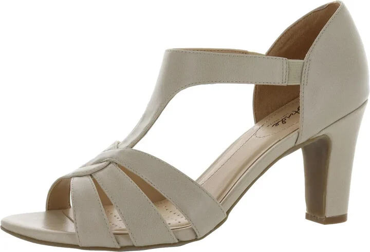 Caramel Womens Faux Leather Slip On Pumps