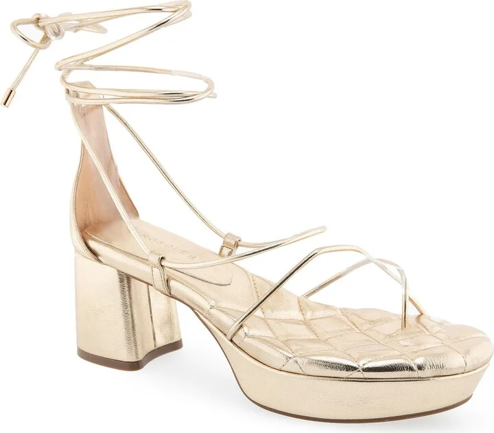 Caramia Ankle Wrap Platform Sandal