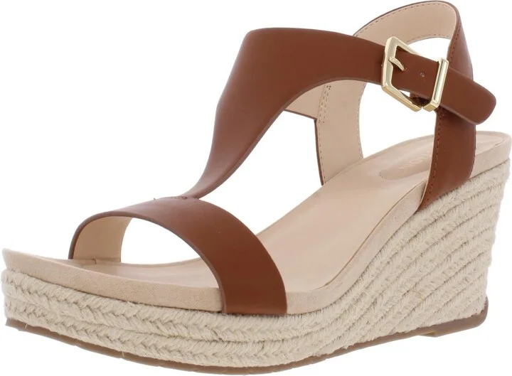 Card Womens Open Toe T-Strap Espadrilles