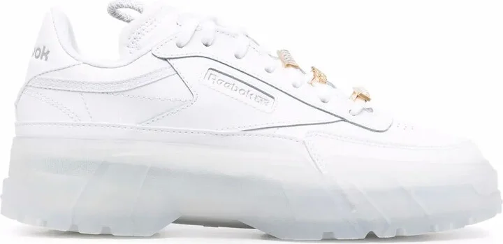 Cardi B Club C low-top leather sneakers