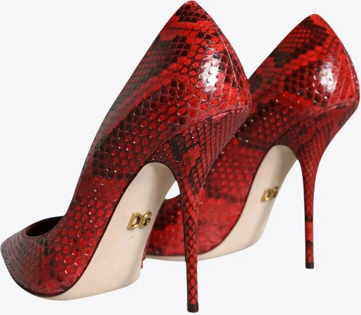 Cardinale 105 Python Leather Pumps - Image 2