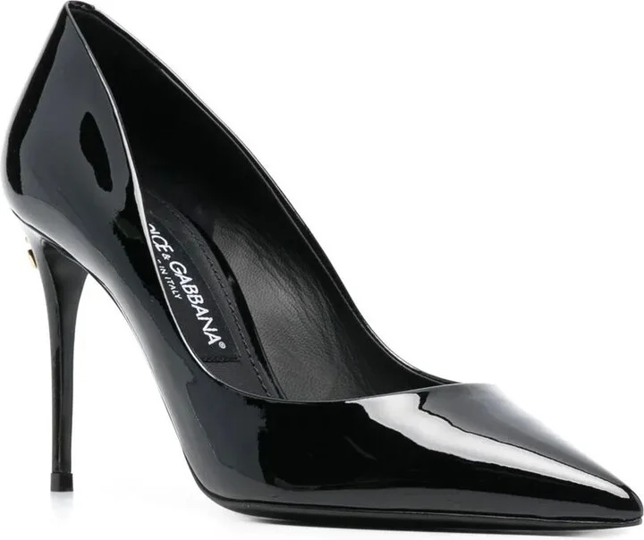 Cardinale 90mm patent leather pumps - Image 2