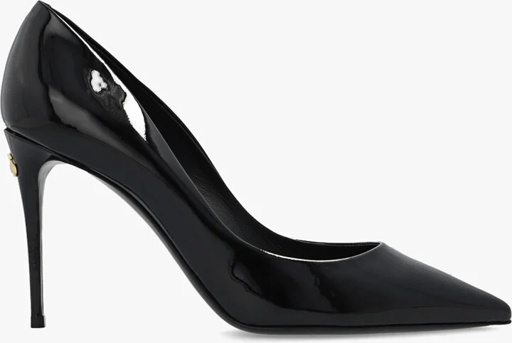‘Cardinale’ Patent Leather Pumps, , - Black