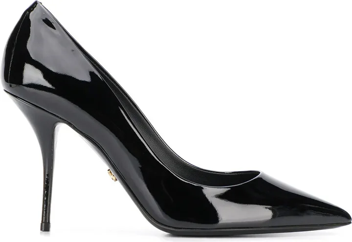 Cardinale polished leather pumps