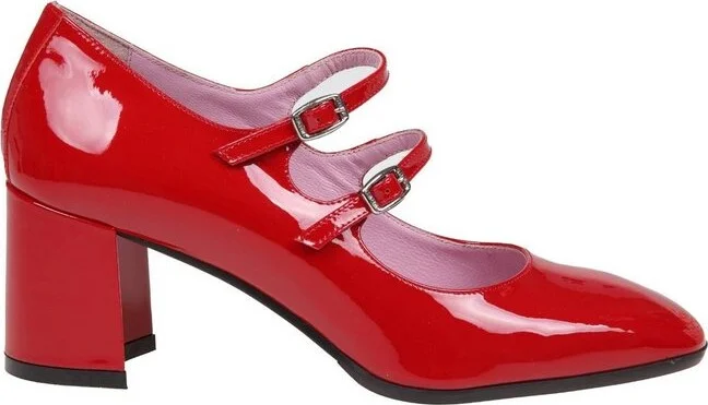 Carel Alice Mary Jane Block Heel Pumps